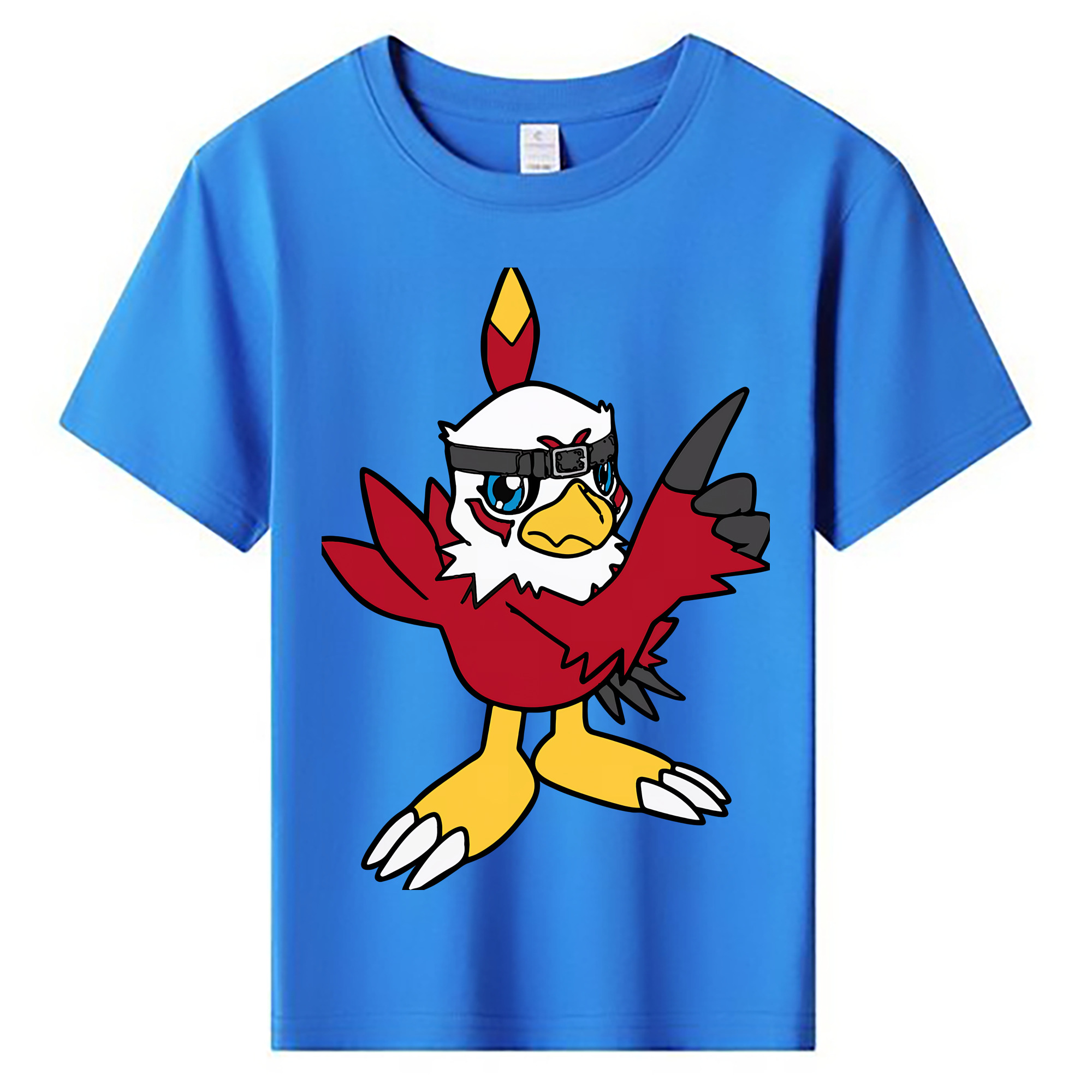 （画像用） Digimon デジタルモンスター/デジモン 綿100％キッズTシャツ（フロントプリント）